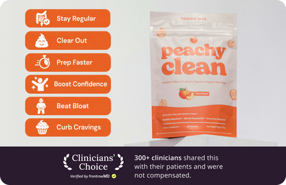 Peachy Clean Sugar-Free Pre+Probiotic Fiber Gummies